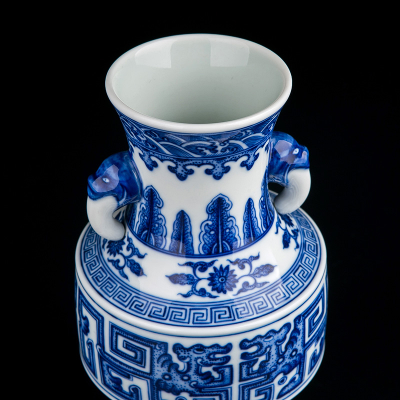 Chinese style household vase furnishing articles furnishing articles sitting room adornment of jingdezhen ceramics table manually firewood porcelain ceramic bottle