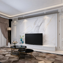 Imitation marble texture wall cloth TV background wall wallpaper wall cloth living room bedroom customized atmospheric European style mural