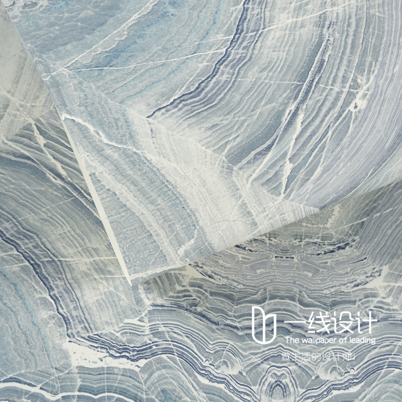 Spot USA Imported Pure Paper Wallpaper Marble Modern Minimalist Living-room Sofa TV Background Wallpaper