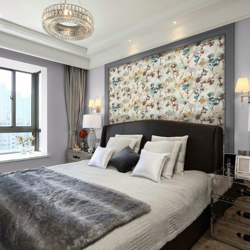 American Imported American Countryside Wallpaper Bedroom Living Room Bookroom TV Background Wall Pure Paper Wallpaper A607