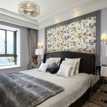 American imported American country wallpaper bedroom living room study TV background wall paper wallpaper A607