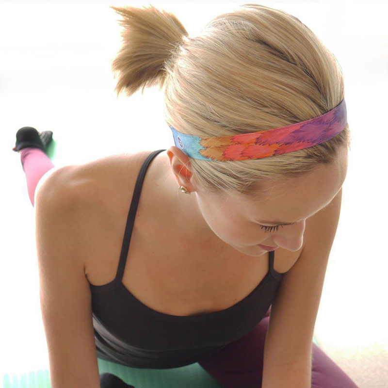 Sweaty Bands Sports hair band Women's brilliant life sweat-absorbing running yoga headband non-slip hair band