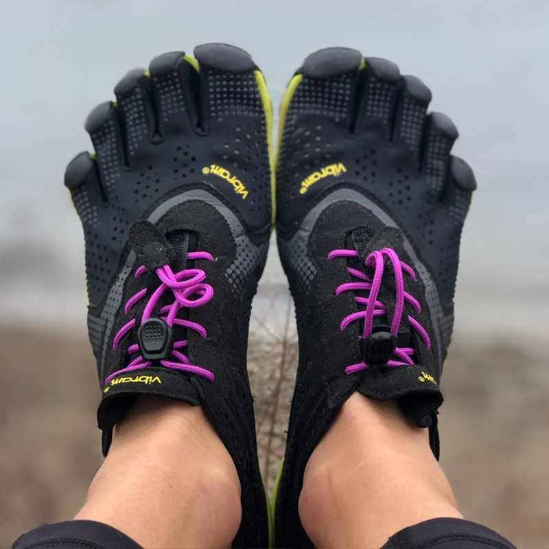 Vibram Five Finger Shoes Running Shoes Women's Barefoot Anti-Slip Sports Fitness Five Toe Shoes Treadmill Shoes V-RUN