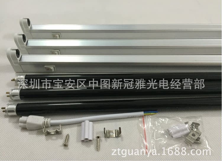 365NM detection of purple light lamp 21W Banknote Black light tube UV curing lamp Hotel Bar Stage Lights