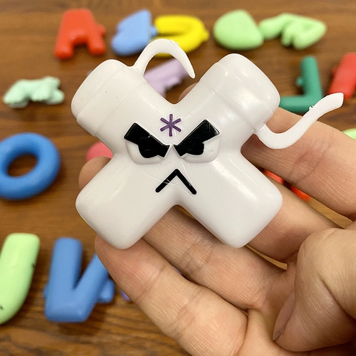 Мультяшная игрушка, фигурка, кукла, монстрик, полный комплект, 26 английских букв, подарок на день рождения