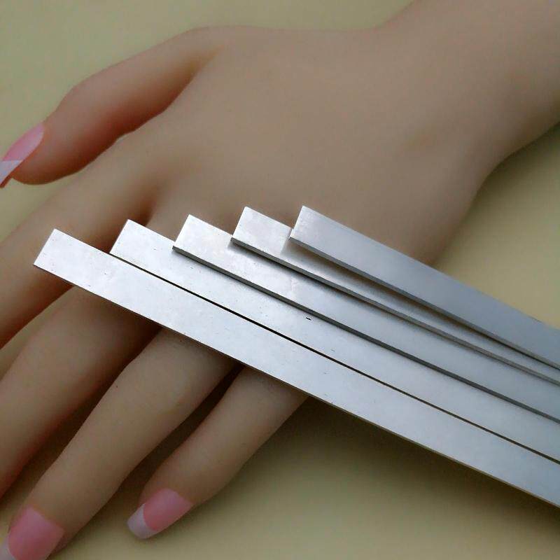 Rectangular pure silver silver strip silver sheet raw material ring silver material DIY wide version bracelet material foot silver 999 handmade silver plate