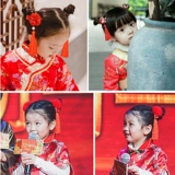 Детская заколка для волос с кисточками, ханьфу, аксессуар для волос, детское ювелирное украшение для принцессы, в цветочек