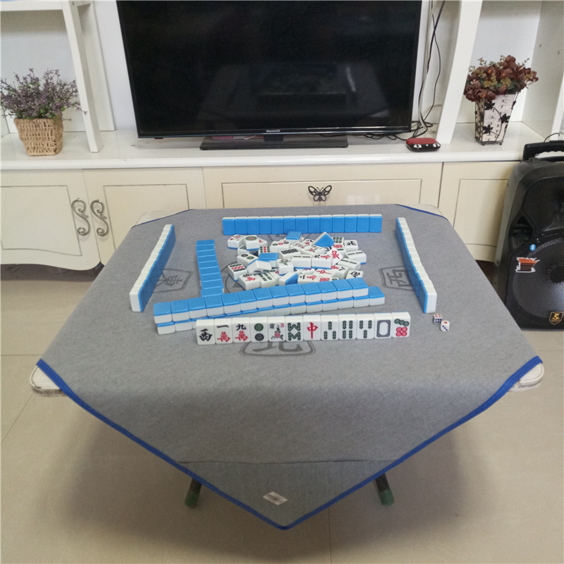 Mahjong khăn trải bàn tay hộ gia đình mạt chược đệm lót mạt chược vải với một miếng trượt lớn - Các lớp học Mạt chược / Cờ vua / giáo dục bộ cờ vua gỗ