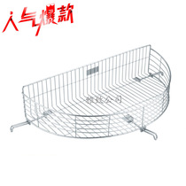 Stainless steel oil cake basket High quality semicircular filter oil rack drip oil rack mesh basket kitchen fryer rack vegetable cake basket