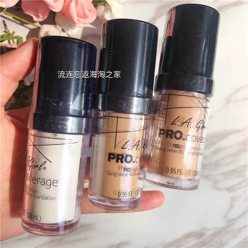 Mua 2 trừ 5 L.A. GIRL Los Angeles Girl Lagirl HD Kem che khuyết điểm Toner Liquid Matte White - Nền tảng chất lỏng / Stick Foundation kem nền