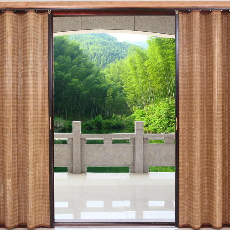 竹帘推拉背后的灵动奥秘