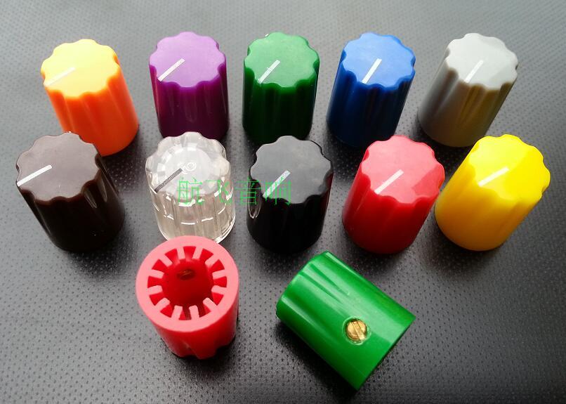 Plastic knob Guitar effect potentiometer Amplifier sound knob Speaker tone knob hole 6 4mm