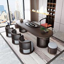 New Chinese tea table and chair combined Somwood Kung Tea Table Zen Tea Room Modern Office Furniture
