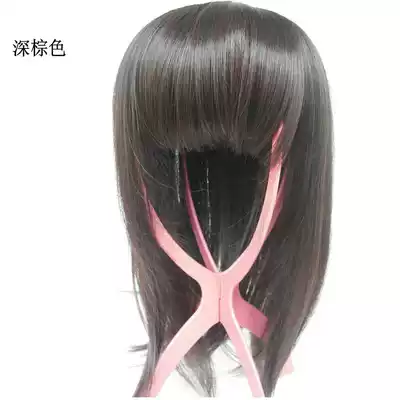 Wig top patch hair band Liuhai additional hair cover white hair Invisible and incognito local wig female medium-long shawl hair