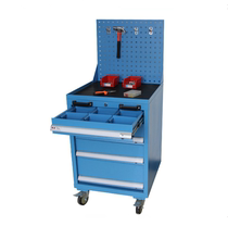 Industrial heavy-duty multi-function auto repair tool cart trolley four-pump mobile hardware tool cabinet iron cabinet locker