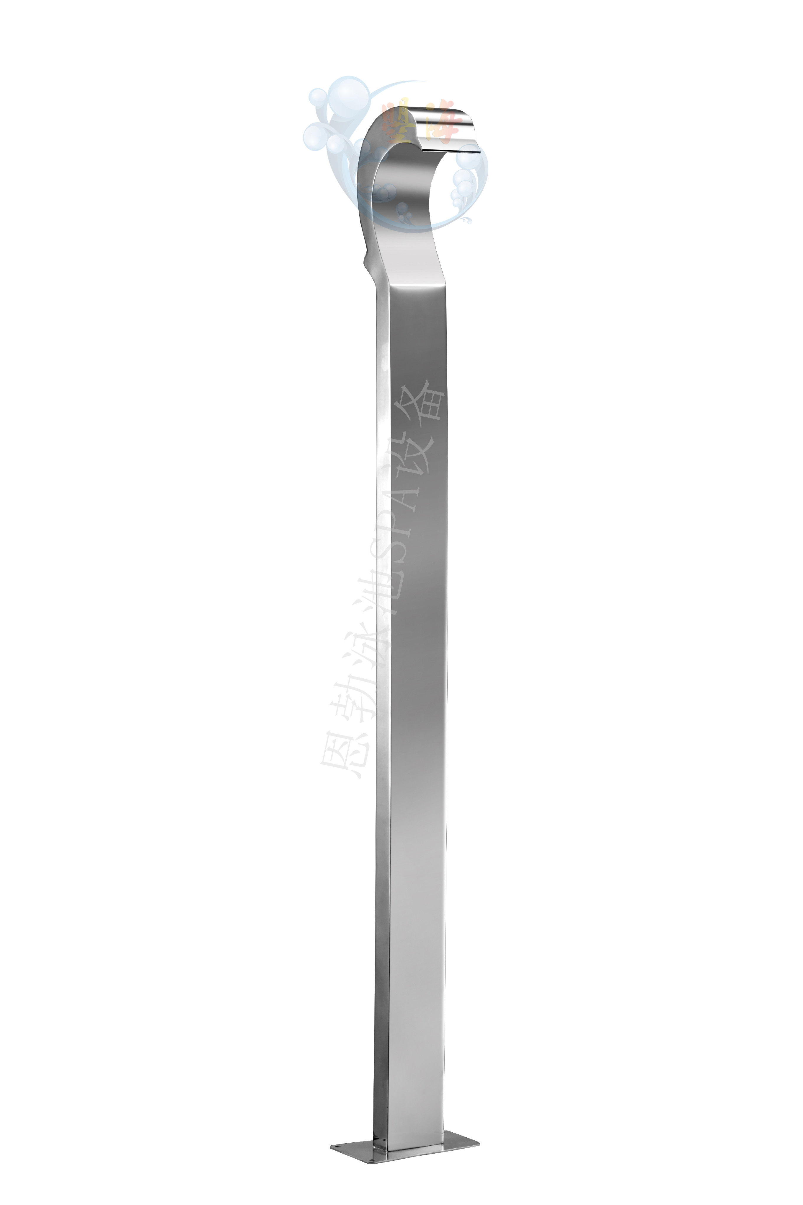 Pool hot spring spa equipment special 304 stainless steel accessories Googlet neck shock bath water curtain massage bath