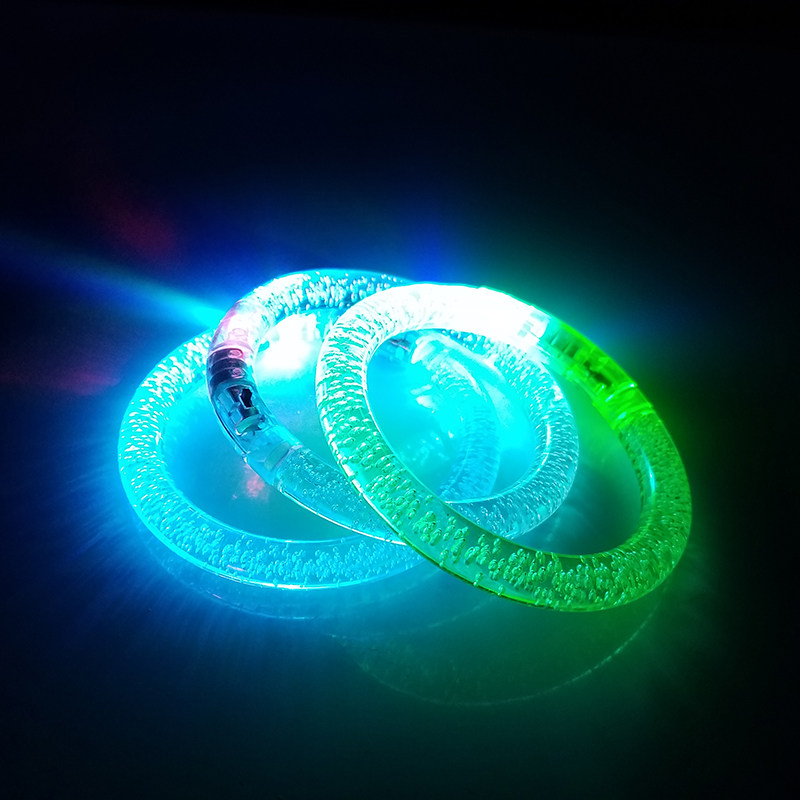 Concert Acrylic glitter bracelet Fluorescent stick Electronic LED luminous luminous luminous toy bracelet bracelet