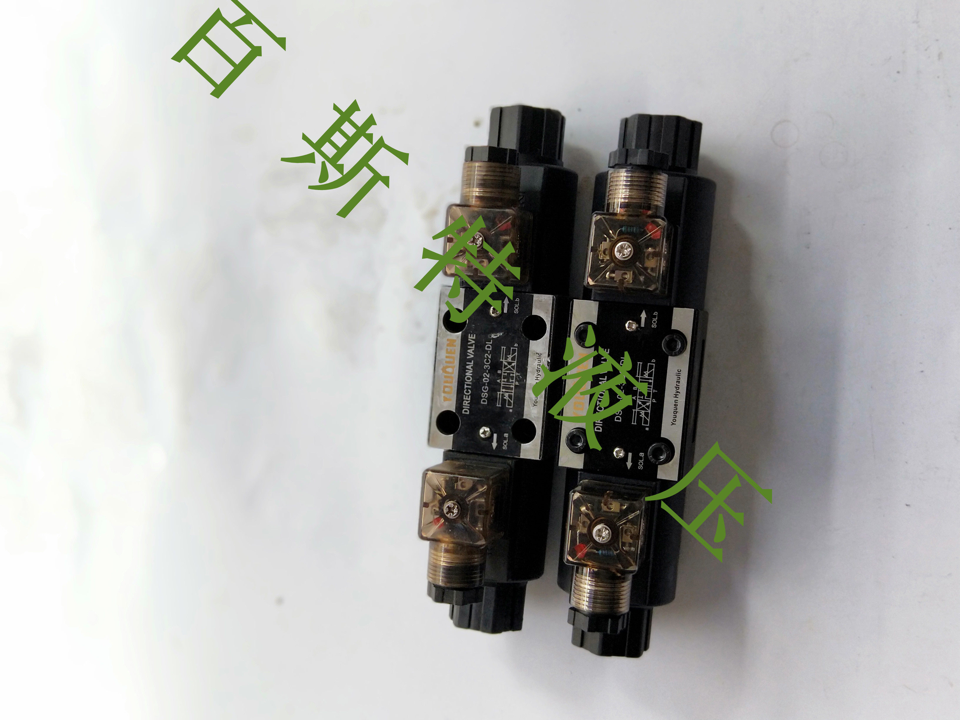 Oil-grinding hydraulic electromagnetic reversing valve DSG-02-3C6DL DC12 24 AC110 220 M Type solenoid valve