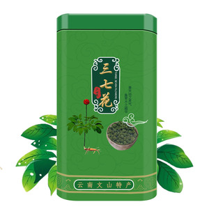 云南文山特级三七花茶野生纯天然