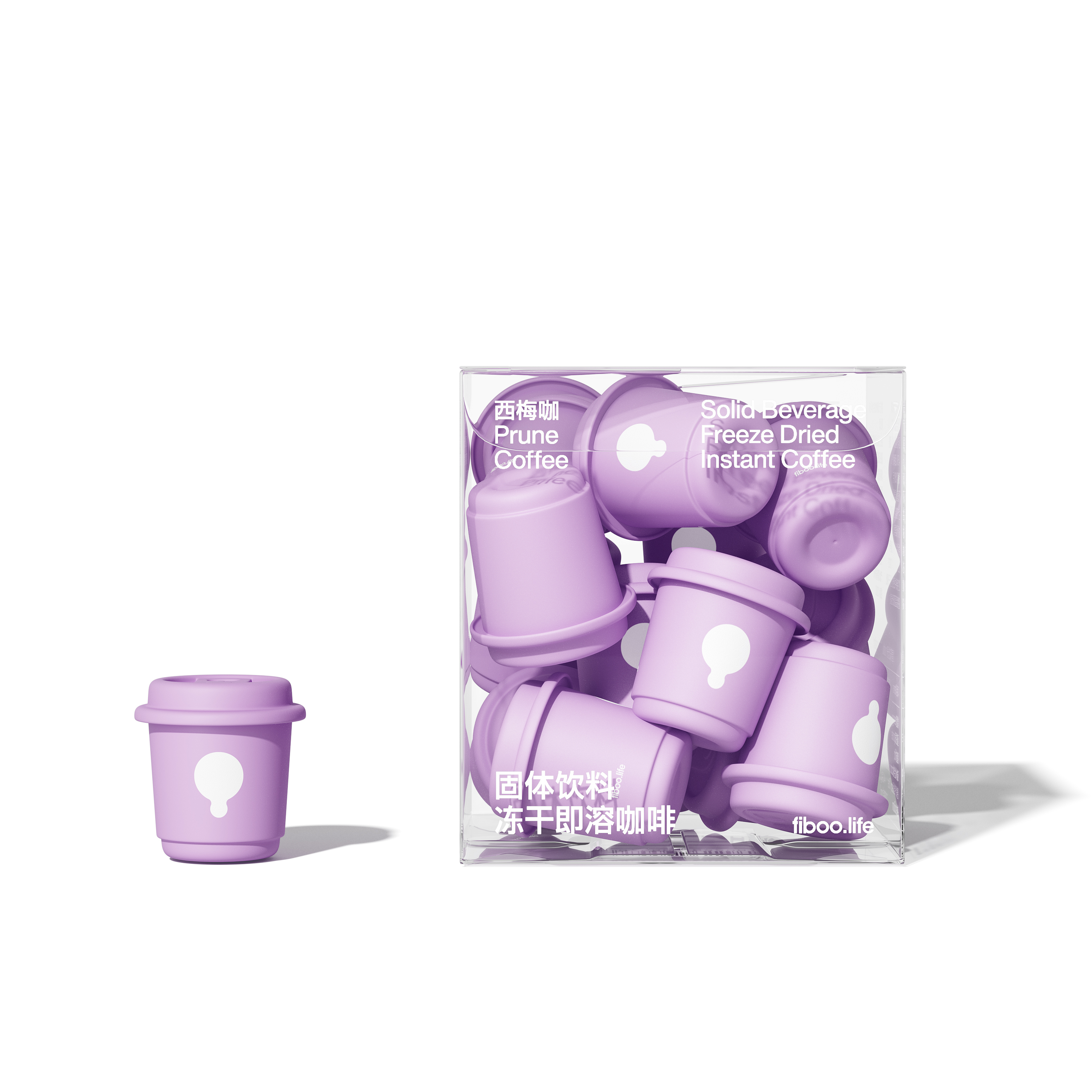 【新品上市】fiboo西梅咖啡粉黑咖啡美式速溶0无添加蔗糖代谢浓缩