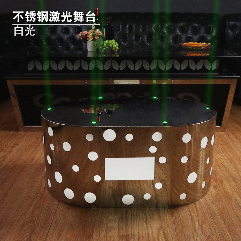 Bar KTV Disco Laser Point Stage Night Scene Beauty Jump Stage Charging LED Lights Night Show Movable Jump Stage