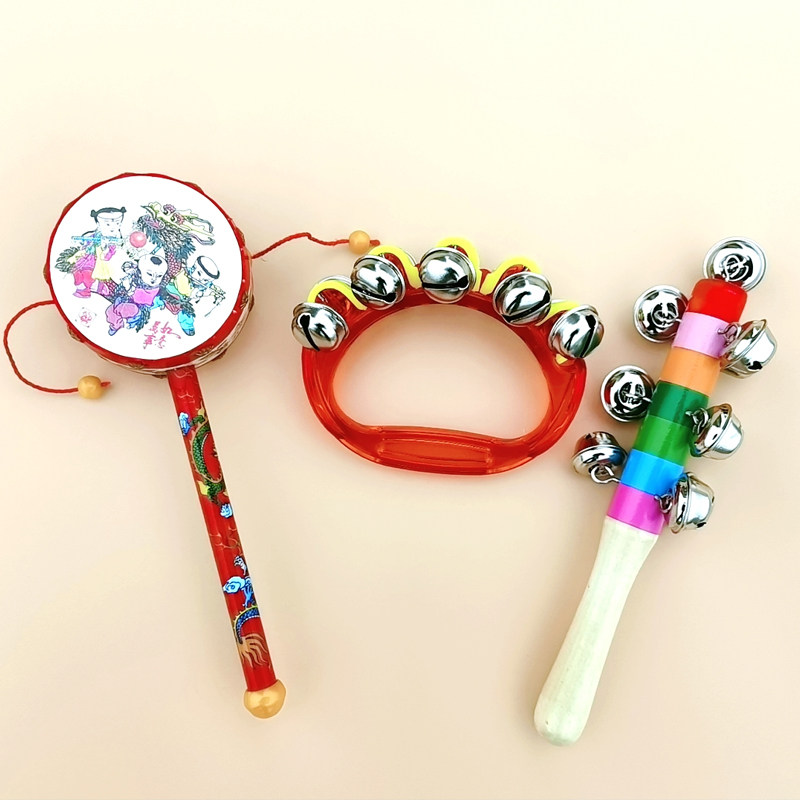 Newborn baby soothes rattles, grasping training toys, hand bells, puzzles, early education, holding and chewing hands - Taobao