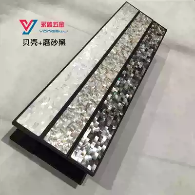 Glass door Wooden door handle Hotel villa shell craft door handle Modern Central European style luxury door handle