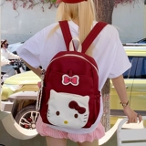 Hello kitty, школьный рюкзак, милая сумка для путешествий, подходит для студента