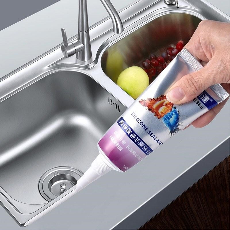 Pool wash basin beautiful seam glue filling waterproof kitchen leak-proof mildew-proof sink edge washing basin edge sealing