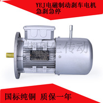 YEJ brake motor AC motor Three-phase asynchronous motor Electromagnetic brake motor motor GB pure copper