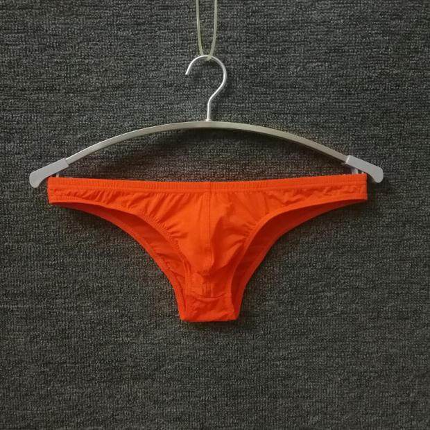 2 Soft ice wire fabric speed dry narrow hip triangle semi - bag cellular bag men's triangle underwear