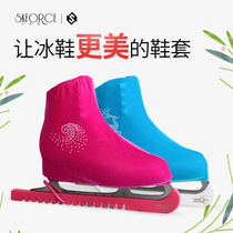 Colorful Korean velvet shoe covers figure skate shoe covers shoe covers figure skating shoe covers skate sheaths skate shoe covers