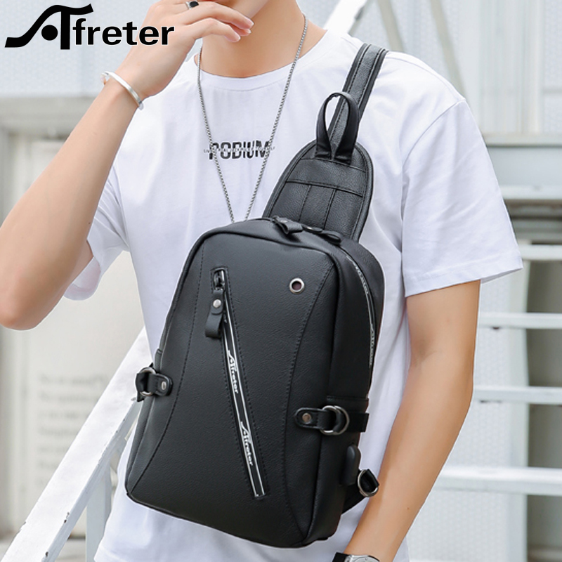 Chest bag men's messenger bag casual shoulder bag 2019 new large-capacity sports ins super hot fashion trendy men's bag