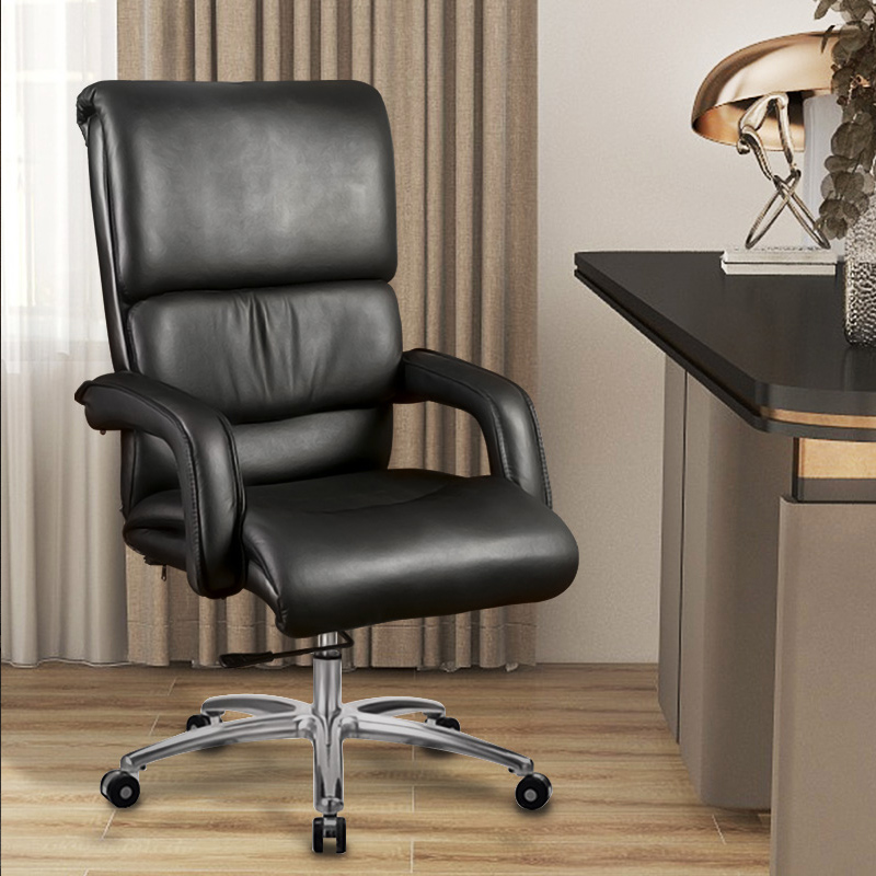 Pinyi boss chair Home office chair Simple shift chair Lift swivel chair Computer chair Leather study chair