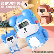 Kindergarten Boy Girl Gift Child Electronic Watch Cute DEFORMATION WATCH TOY ANIMAL DEFORMATION WATCH