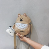 Белый милый маленький шоппер, сумка через плечо, мультяшная сумка для телефона