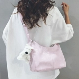 Вместительный и большой шоппер, сумка на одно плечо для отдыха, сумка через плечо, подходит для студента