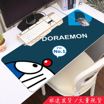 Cartoon jingle cat mouse pad super cute thickening non-slip computer keyboard pad soft writing desk pad office
