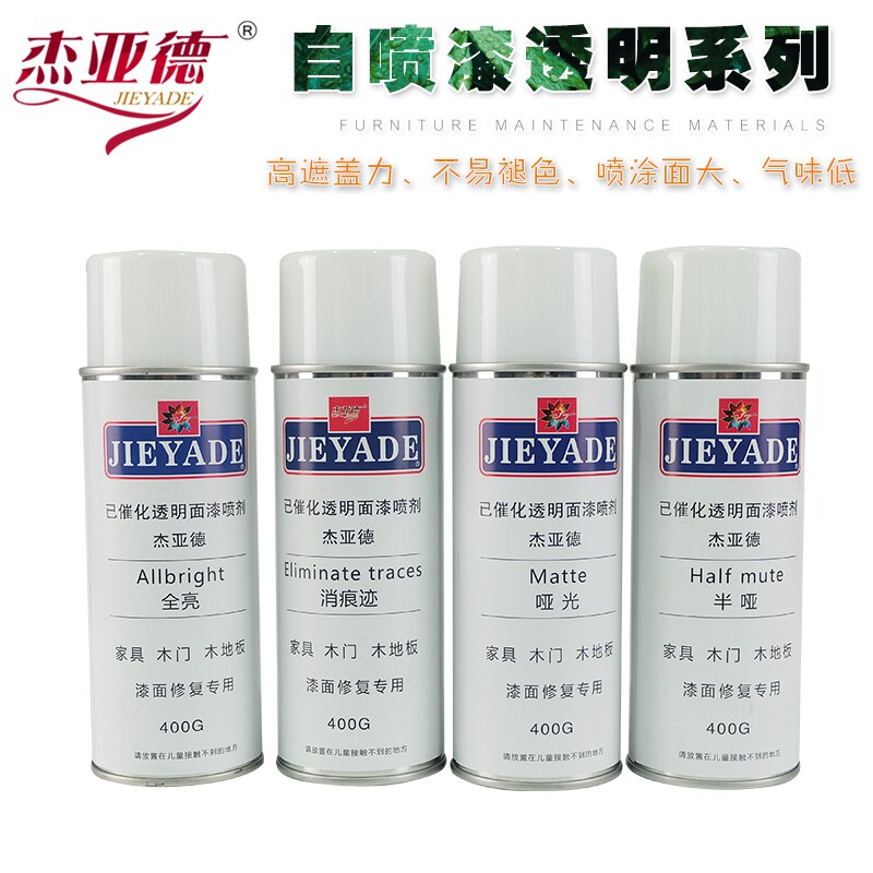 Furniture Residence Maintenance Material Self-Spray Wood Lacquered repo Transparent Face Lacquer Fusion Agent Semi-Matt Bright Retouching-Taobao