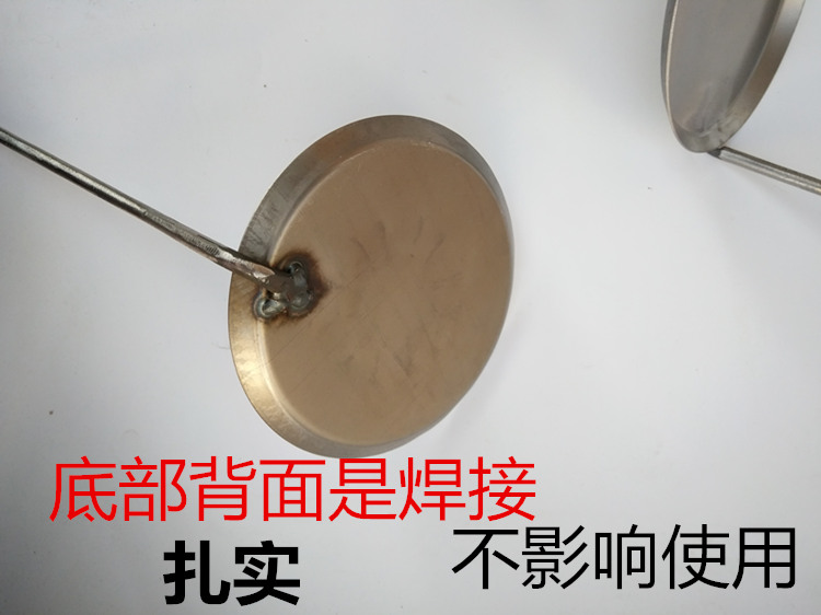 Muỗng sắt chiên, bánh đậu chiên, tay cầm thìa đồng, muỗng hành lá, muỗng khuôn, muỗng bánh, dầu hành - Tự làm khuôn nướng khuôn bánh nhúng