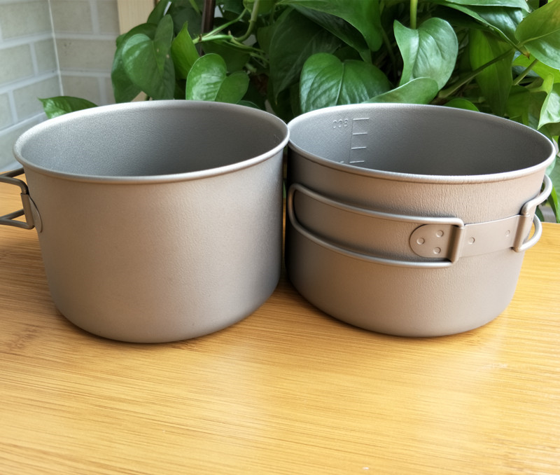 Store upgrade special price running volume outdoor folding pure titanium cup titanium bowl set pot does not participate in the double 11 activity