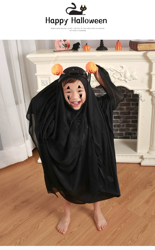 Halloween trẻ em trang phục vô danh nam cosplay cosplay mẫu giáo tiệc khiêu vũ biểu diễn hiệu suất no halloween