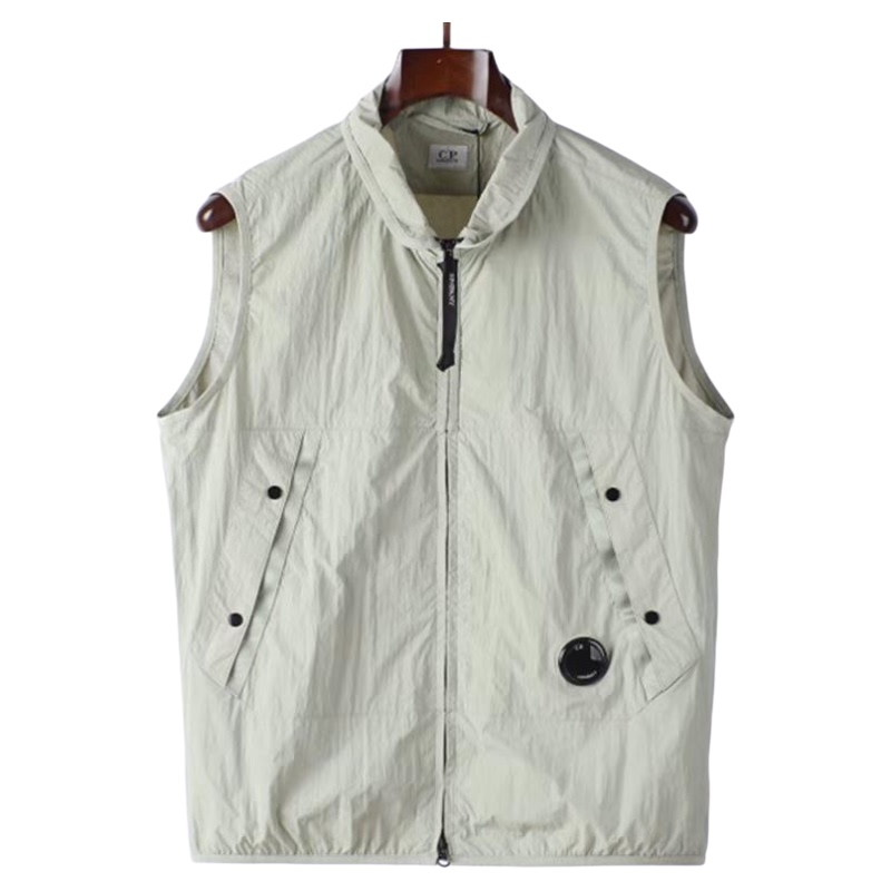 C.P Company Cp Lens Outdoor Functional Lightweight Nylon Unisex Casual Vest Jacket Coat