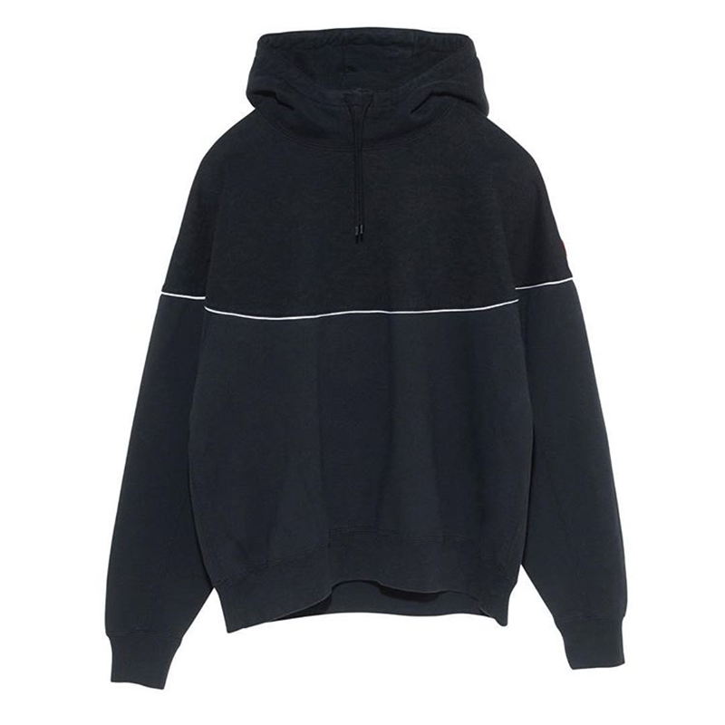 CAVEMPT White Line Heavy Hoody C.E Black Samurai Black and White Stitching Cover