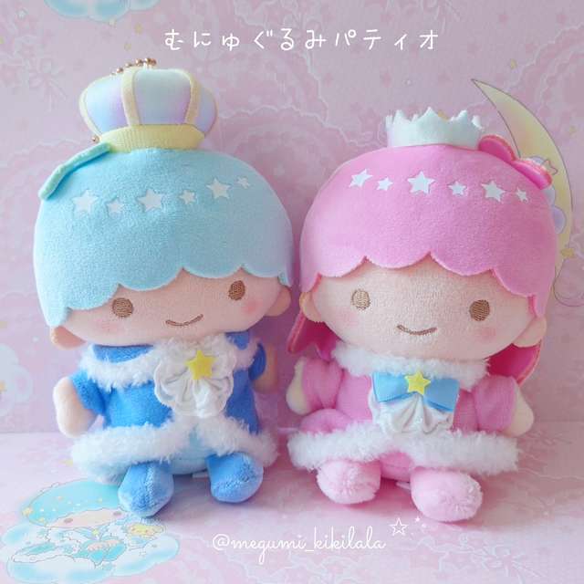 2 Weeks for Delivery - Japan Sanrio Twin Stars Crown Orchestra Night Sky Plush Doll Pendant