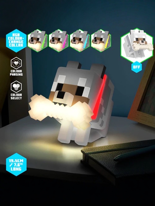 2 Weeks for Delivery - Authentic Japanese Official Minecraft Wolf Lamp, Cat Lamp, Chicken Jockey Minecraft Movie 2 Weeks for Delivery - Authentic Japanese Official Minecraft Wolf Lamp, Cat Lamp, Chicken Jockey Minecraft Movie