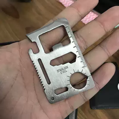 Military knife card multi-function Survival Card emergency card survival card survival tool mountaineering supplies
