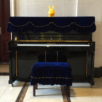 Thick velvet piano cover piano full cover fabric piano cover piano dust cover piano bench cover European style