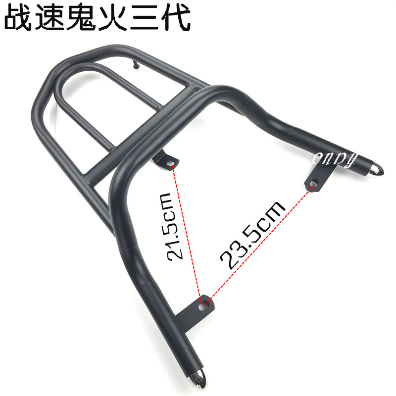 Điện phụ kiện xe gắn máy phía sau cánh phía sau spoiler cháy rừng tốc độ trận chiến sau ba thế hệ của nhôm kệ đuôi tàu khung bảo vệ xe nvx