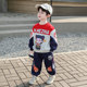 Nezha Clothes Boys Suit Spring & Fall 2025 New Baby Kidsren's Clothing Fashionable Trendy Sweatshirt Two-Piece Set